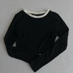 Black Ribbed Long Sleeve Size 2 Photo 1