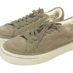 ALLSAINTS  Size 6 Grey TRISH LOW TOP PLATFORM SUEDE LEATHER WOMEN'S SNEAKERS Photo 0