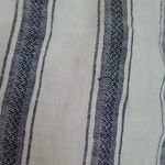 Artisan NY  100% LINEN STRIPED LAGENLOOK BEACHY RELAXED STRAIGHT LEG PANTS SMALL Photo 5