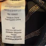 Veronica Beard Black and Gold Cedar Turtleneck Rib-Knit Long Sleeved Top | XS Photo 5