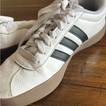 Adidas VL Court 3.0 Women’s Sneakers Size 7 Cloud White black stripe Photo 8