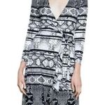 BCBG MAXAZRIA | Adele Wrap | Snakeskin print dress | Medium Photo 4