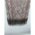 Elie Tahari  Beaded Fringe Dress Women's Size 10 Short Sleeve Sheer Overlay Photo 5