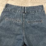 EXPRESS Women's Medium Wash Relaxed Wide Leg Super High Rise Size 6 R Blue Photo 13