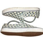 Vans  Baby Blue/True White Checkerboard Slip-On Sneaker‎ - Men's 9 / Women's 10.5 Photo 1