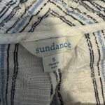 Sundance Pants Womens Small White Blue Striped Cotton Drawstring Pockets Boho Photo 9