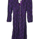 Rahi Purple Plaid Trista Dress NEW Size XS Photo 0