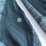 Lululemon Run: Inspire Crop II (Mesh) in Cyber Stripe Deep Coal Black Photo 10