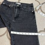 Madewell  Classic straight Jean washed black high rise jeans Photo 10