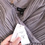 Banana Republic • strappy crossover vee dress taupe chiffon spaghetti surplice Photo 5