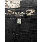 Seven7 Womens Weekend Slim Fit Jeans Size 12 Black Cotton/Polyester/Spandex Photo 3