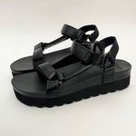 REEF  Cushion Rem Hi Platform Velcro Sandals Black Size 8 Photo 1