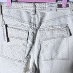 BLANK NYC NWT  Franklin Fit Cargo Pants Textured Ivory Utility Style 28 Photo 7