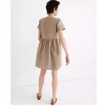 Madewell  Linen-Blend Alexandra Button-Front Mini Dress Photo 2