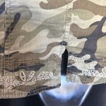 ZOOMPY EMBROIDERED FATIGUE/CAMO VEST TOP Sz: M Green Size M Photo 4