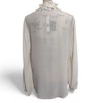 T Tahari ‎ Elegant White Ruffled Women's Top Photo 1