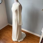 Lulus Eloquent Endearment White Long Sleeve Backless Maxi Dress Size XL Photo 5