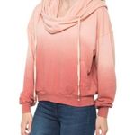 Young Fabulous and Broke Young Fabulous & Broke Piper Hoodie In Terra Cotta Ombré Size Medium. Photo 0