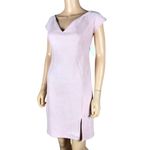Charlotte Russe Sweetheart Neck Pink Faux-Suede Sheath Dress NWT L Photo 1