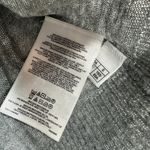 Brooks Brothers  Size S Long Sleeve V-Neck Pullover Gray Tie Front Sweater Wool‎ Photo 4