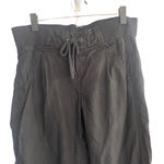 Athleta Black Linen Reverie Wide Leg Pants Women Sz 4 Photo 1