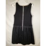 Glam  Black Fit and Flare Dress Small Designer Look Classic Preppy Date Night Photo 4
