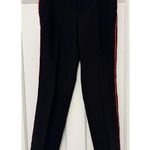 Zadig & Voltaire Trousers Dress Pants Satin Ribbon Leg Stripe Size 36 Photo 1