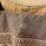 Lululemon  Athletica Bliss Babydoll Athletic Tank Navy Stripes W Grey Sz2 Photo 2