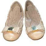 Cole Haan Grand OS Emory Tali Quilted Ballet Flat Shoes with Bow nude size 7 Photo 0