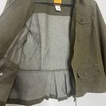 Ruby Rd. Olive Jean Jacket with Studs Green Size 10 Photo 7