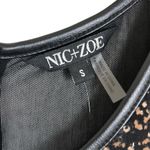 Nic+Zoe NWT Sleeveless Starling Dress in Black, Tan and Cream Print Size Small Photo 6