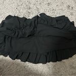 Urban Outfitters NEW Ruffle Trim Black Micro Skort SMALL Photo 4