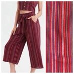 American Eagle  culotte pants‎ high rise wide leg Large Photo 5
