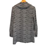 CAbi  Black & White Double Breasted Long Length Agent Jacket - size Medium Photo 4