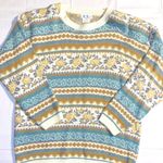 Vintage 80’s Cricket Lane Fair Isle sweater size large Photo 0