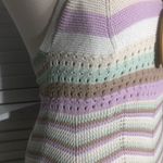 Streetwear Society  Striped Knit Halter Mini Dress Y2K XL Photo 9