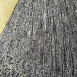 Vintage 90s crushed velvet burnout maxi skirt Blue Size M Photo 5