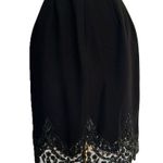 Vintage Beaded Black Skirt Size XS Flapper Gatsby Art Deco Scallop Hem Photo 2