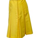 Vintage Lily's of Beverly Hills 90s Yellow Pleated Tennis Mini Skirt Size 12 Photo 2