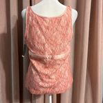 Merona Pink lace babydoll top sleeveless top Photo 1