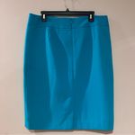 Loft  Teal Blue Skirt Size 12 Photo 3