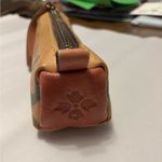 Patricia Nash  painted Italian leather pouch zipper top floral design Photo 2