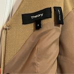 Theory #158  DOUBLE-FACED POLISHED DRESS IN GRAHAM CAMEL BROWN DRESS SIZE 8 Photo 6