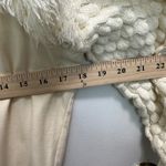 Dolan Fringe Shoulder Sweater Bubble Sleeve Knit Top Cream S Whimsical Romantic Photo 7