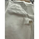 Spanx  Ankle Skinny Jeans Women's Medium White Raw Hem Stretch Shaping Pants Photo 6