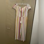 Xhilaration Cropped Striped Jumpsuit Photo 1