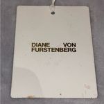Diane Von Furstenberg Diane Von Furstenburg NWT White Monogram Square Charm Keychain Purse Charm Photo 3