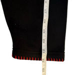 Marisa Christina Womens Black Fleece Holiday Jacket Medium Appliqués Christmas Photo 10