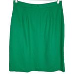 Adolfo  International Vintage Pencil Skirt 16 Emerald Green Retro New Photo 0
