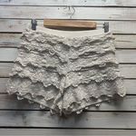 Mossimo White Crochet Lace Shorts Boho Cottagecore Festival Scallop Hem Women S Size undefined Photo 2